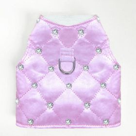 Glamour Baby Dog Harness (Color: Blush, size: XS)