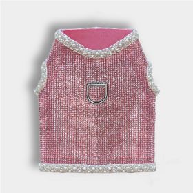 Imperial Crystal Dog Harness (Color: Prima Donna, size: SM)