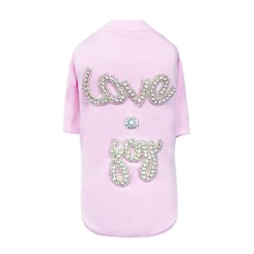 Love n Joy Tee (Color: Baby Pink, size: XS)