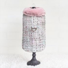 Annabella Dog Coat (Color: Whisper, size: LG)